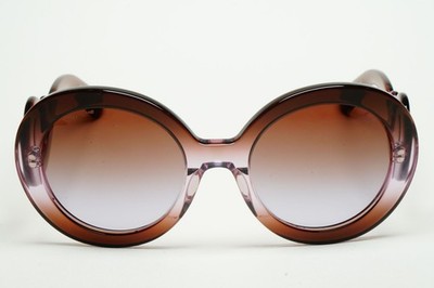 Prada Sunglasses Baroque Swirl Brown Round PR27NS SPR 27N EAA-6P1