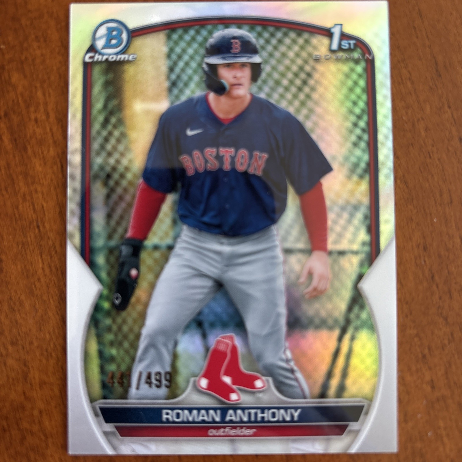 2023 Bowman Chrome 1st Bowman Roman Anthony RC Refractor /499 BCP-71