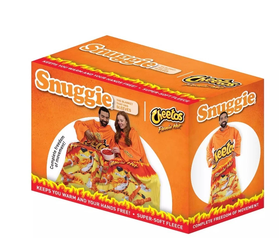 Носимое одеяло Snuggie Flamin' Hot Cheetos супермягкое флисовое - Изображение 4 из 4