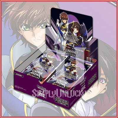 #ad UNION ARENA TCG: CODE GEASS Vol.2 Booster Box English Ver. Ships 8 29 $50.00