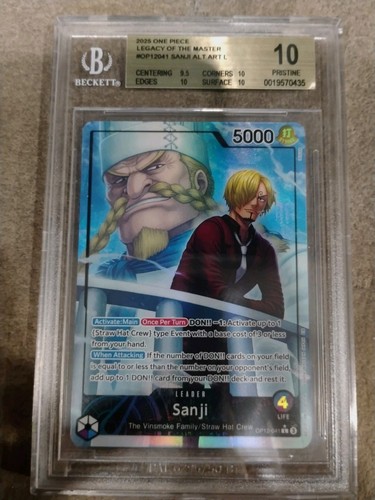 Sanji (Alternate Art) graded BGS 10 for sale on eBay