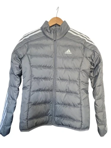 Adidas Puffer Jaclet Light Grey Unisex Adults Size  S Men Women New  - product listing photo