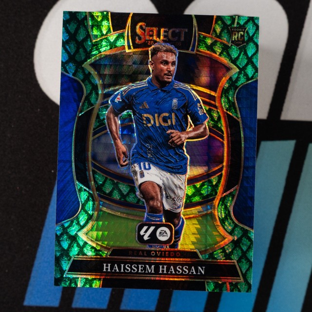 Haissem Hassan - 2025-26 Panini Select La Liga - Jade Dragon Scale RC Rookie /28