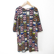 Mina Perhonen Bonbon Cashmere Knit Dress Multicolor Size 36 Used