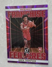2023-24 Panini Donruss - Franchise Features Amen Thompson #26 Holo Purple Laser