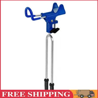 Fishing Rod Rack 360 Degrees Adjustable for Bank Fishing (Blue night light)