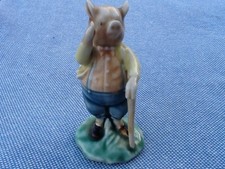 Vintage China Pig Figurine/Ornament  Saxony Germany? Great Condition