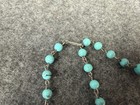 Vintage Coro Faux Turquoise Cabochon Thermostat Necklace Chocker 1950 1960 — photo 6