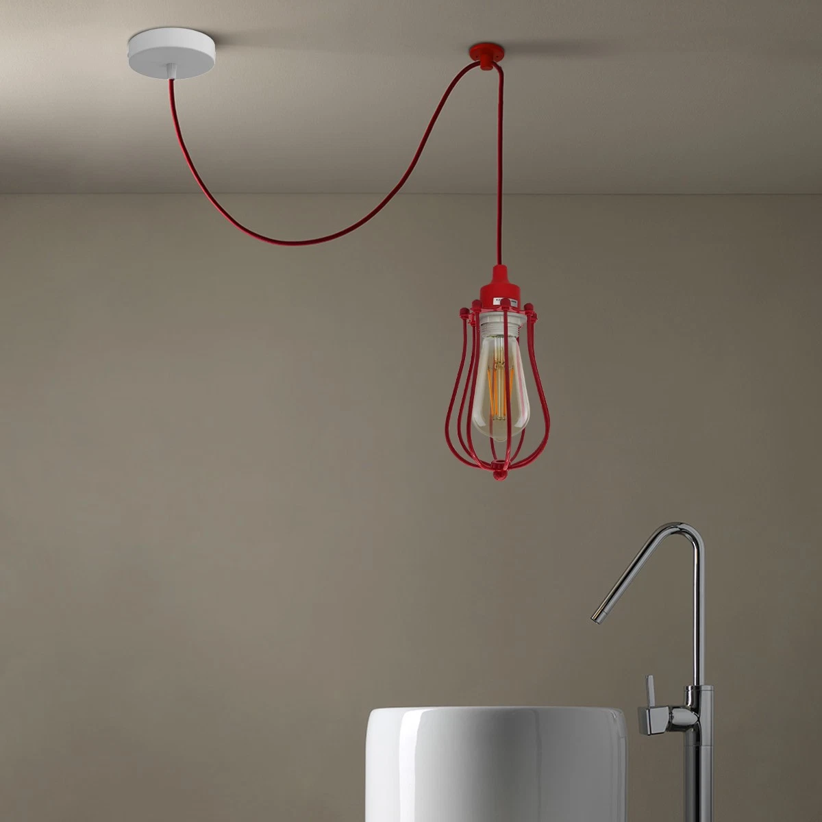 shade hanging lamp