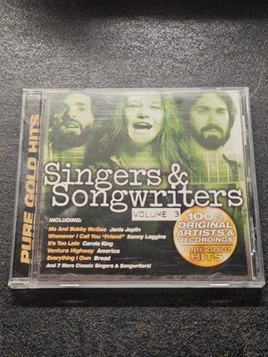 Singers & Songwriters Vol 3 CD 2001 Pure Gold Hits Compilation Sony Music