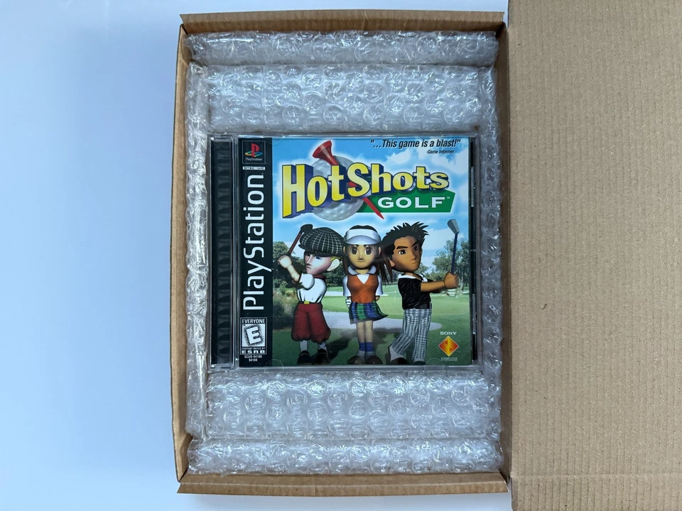 Hot Shots Golf PS1 - NTSC-U/C USA VGC CIB - High Quality Packing - Tracked - Image 2 of 4