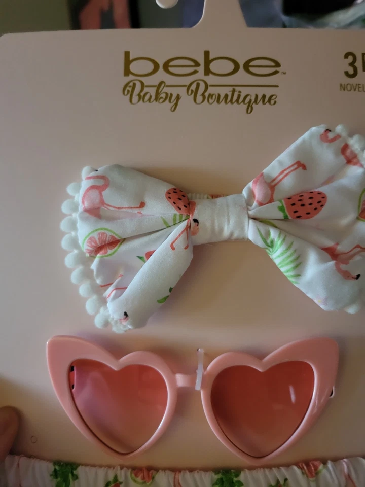 bebe Baby Boutique 3PC Strawberry Novelty Set - Image 2 of 4