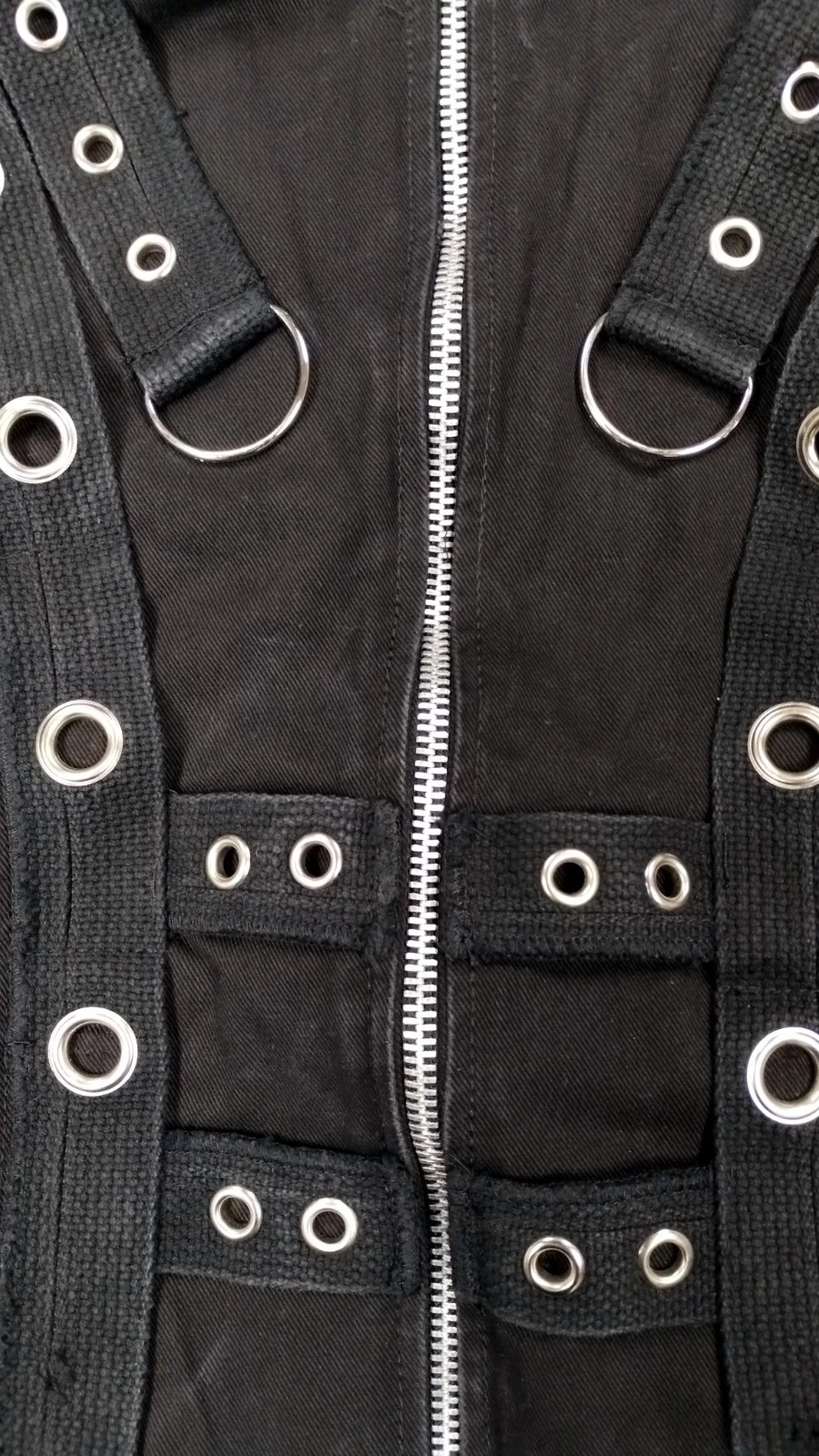 TRIPP NYC Vintage Full Zip Jacket Hot Topic Goth Punk  Rock Mens S |  Womens M image 4