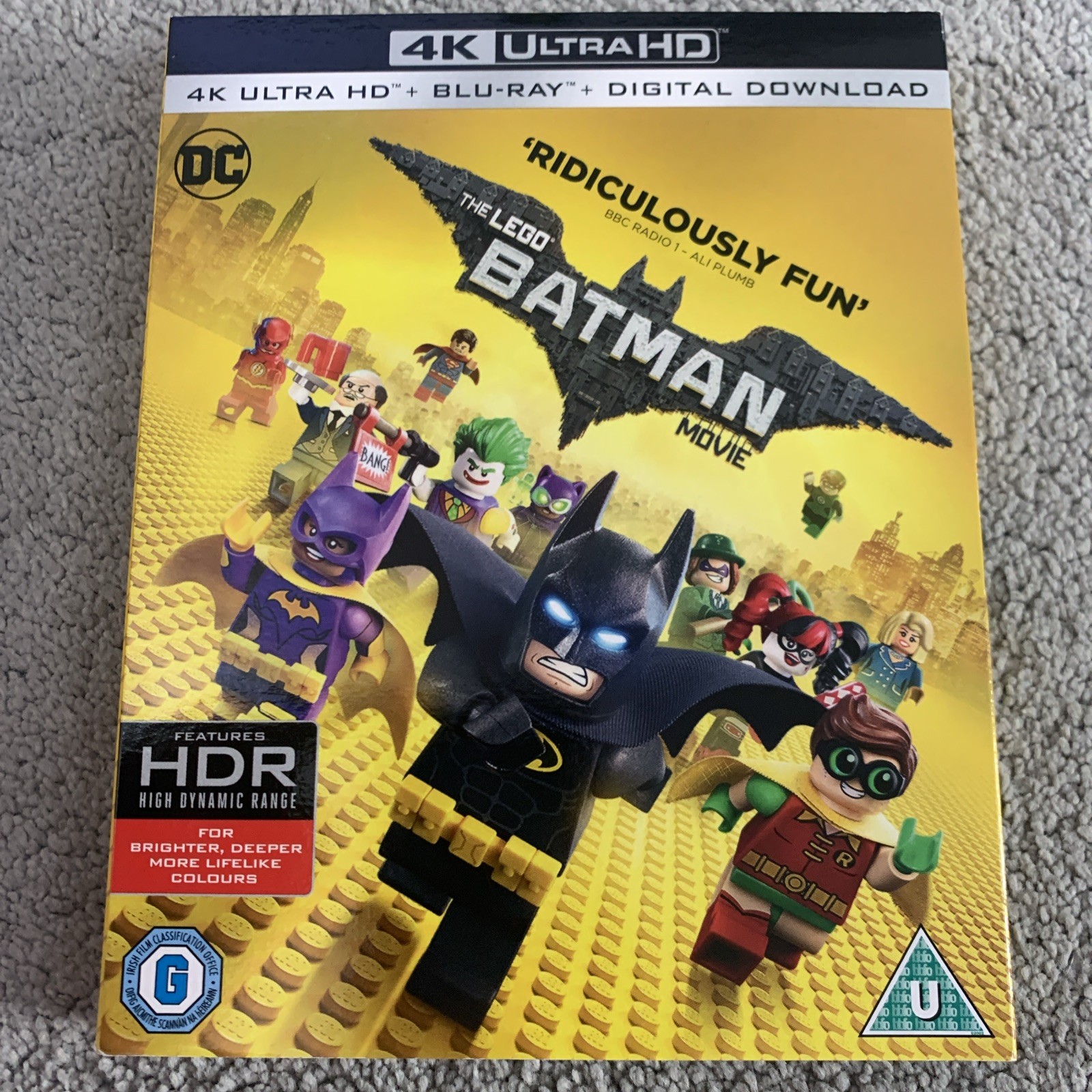 The Lego Batman Movie 4K UHD Blu-ray, 2017 New Sealed with slipcover