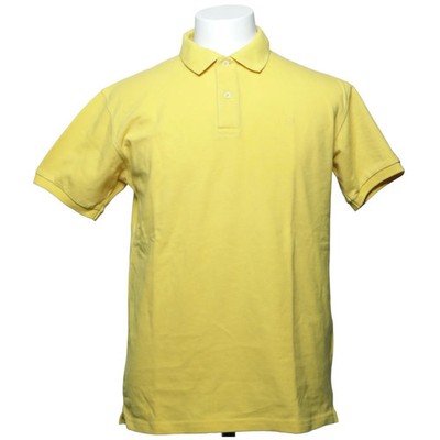 SGL, Poloshirt, Größe: M, Gelb, Baumwolle, Einfarbig, Herren #Y1s