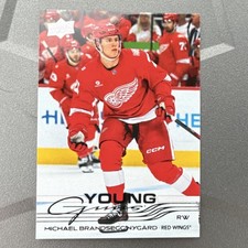 Upper Deck Series 2 Young Guns Michael Brandsegg-NYGÅRD #492 Red Wings Rookie