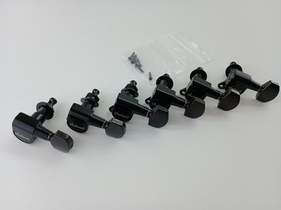 Jackson Logo JS32 Tuners Black 6 In Line Right Handed 45  Tab