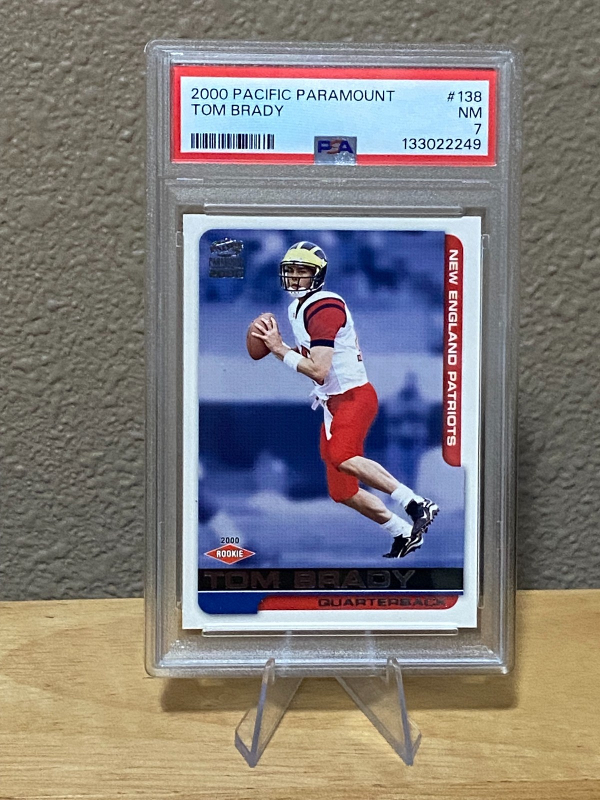 Tom Brady 2000 Pacific Paramount #138 Base Price Guide - Sports