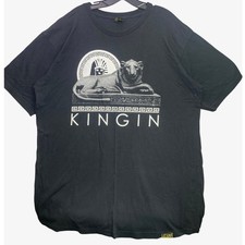 Last Kings Shirt Men 2XL Kingin Sphinx AOP Graphic Egyptian Spell Out Streetwear