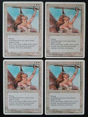 MTG | 4 x Serra Angel | Fourth Edition | Magic The Gathering 