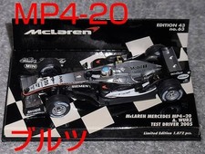 1/43 Mclaren Mercedes Mp4-20 Wurz 2005 Test
