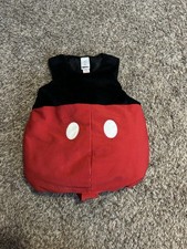 Disney Store Mickey Mouse Baby Kids 5/6 Plush Costume Puffy Cushioned Body Only
