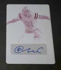 2020 Leaf Ultimate Draft Tenac. D Print Plate Magenta Auto K'Lavon Chaisson 1/1