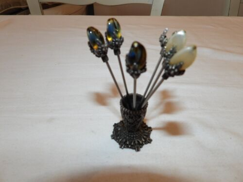 Vintage Escargot Snail Pick Decoration Ornament Collectable - 第 1/8 張圖片