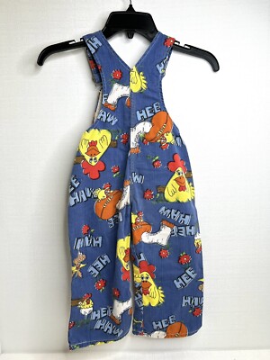 Vintage 1970's Hee Haw Liberty Denim Overalls Bib Childs Youth