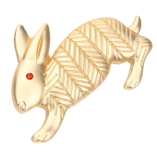  Broche prendedor de conejo para mujer conejo de Pascua solapa esmalte animal - Imagen 1 de 12