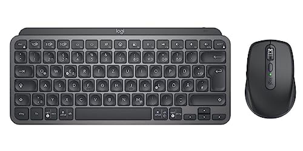 Logitech MX Keys Mini Combo for Business - keyboard and mouse set - QWERTZ - Ger