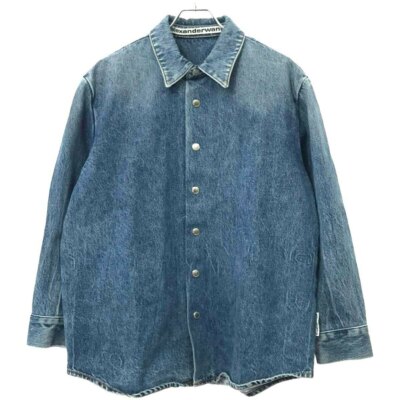 ALEXANDER WANG Oversized Denim Shirt Jacket UDC2222105 ALEXANDER WANG Oversized Denim Shirt Jacket UDC2222105