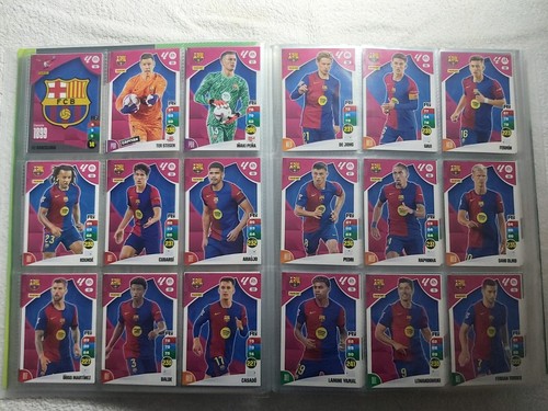 ADRENALYN XL 2024-25 18 CARDS EQUIPO COMPLETO F.C. BARCELONA CARDS BASICAS - 第 1/1 張圖片