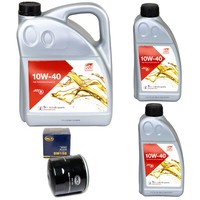 MotoröL Set MotoröL Febi SAE 10W-40 7 Liter + ÖLfilter FüR Alfa Romeo 156 166