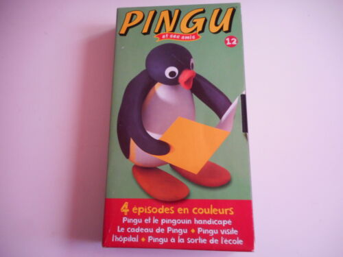 K7 VHS VIDEO CASSETTE - PINGU AND FRIENDS #12 - 4 COLOR EPISODES - Picture 1 of 1