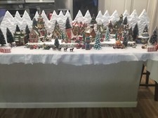 Christmas Village Display Platform Huge 4 Fee...