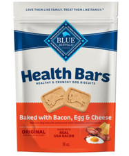 Blue Buffalo Health Bars Bacon, Egg  Cheese Dog Biscuits, 16 Oz