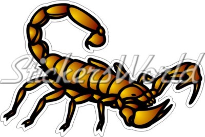 Gefährlicher Skorpion, Stinger 15cm Vinyl Aufkleber