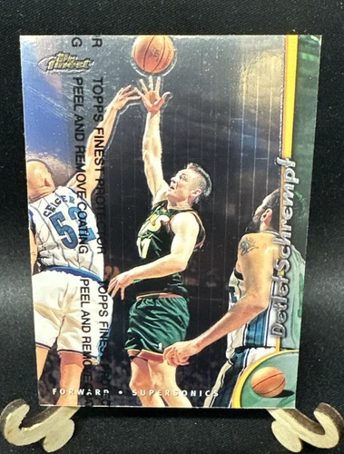 1998-99 Topps Finest Refractor Detlef Schrempf #92