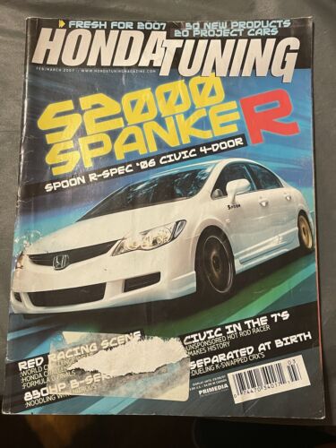 Honda Tuning Magazine Feb 2007 Featuring S2000 Spanker - Afbeelding 1 van 3