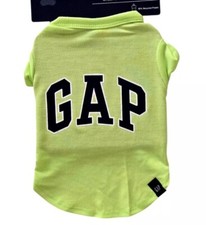 GAP Dog, Neon Green, Navy Blue GAP Logo Puppy/Dog TShirt, NWT, Small