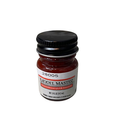 New TESTORS Model Master Stop Light Red, 28005, Custom Lacquer System, 0.5 fl oz