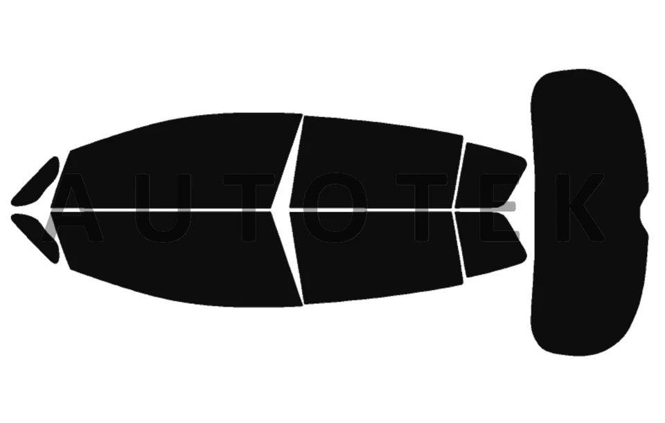 Película de ventana precortada en todos los lados cualquier tono para escotilla Kia Forte5 2014-2018 Foto 2 de 4