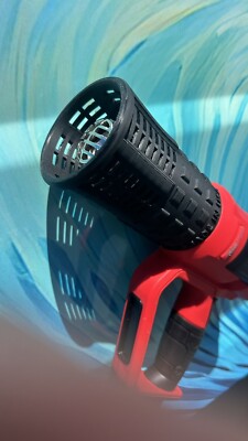 Car Wrap Heat Gun Nozzle Protector-Extender +2 Strong Magnets Fit BAUER 1825E-B.