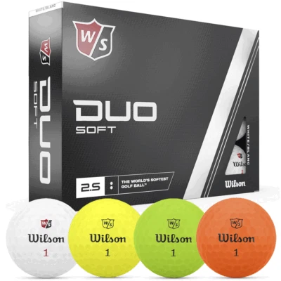 Wilson Staff 2025 Duo Soft 2,5 Golfbälle / alle Farben / Multibuy Angebote!!!!!!
