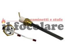 CANDELETTA RESISTENZA AL QUARZO STUFA PELLET 400W 123MM 90MM RACC 3/8