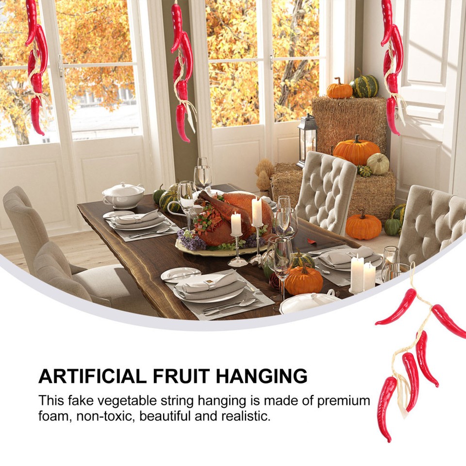Vegetable Skewers Small Fish Toppers Artificial Fruit Hanging eBay