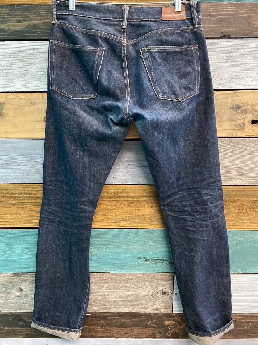 Gap 1969 Premium Japanese Selvedge Straight Fit Jeans 29X30