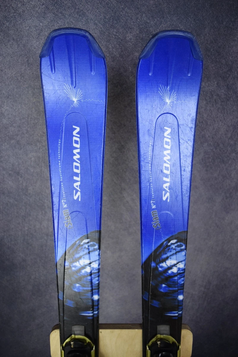 jul kartoffel Natura SALOMON SIAM 7 SKIS SIZE 144 CM WITH SALOMON BINDINGS | eBay