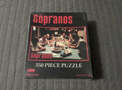 The Sopranos RARE HBO Jigsaw Puzzle 550 Pieces SEALED 2004 Season 2 Tony Soprano